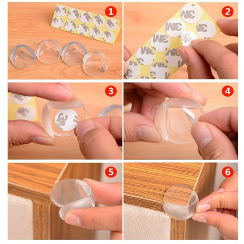 10x Protectores de esquinas en silicona para la protección de