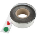 Writable White Magnetic gridding tape - 1mt