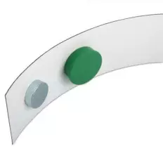 Writable White Magnetic gridding tape - 1mt 2