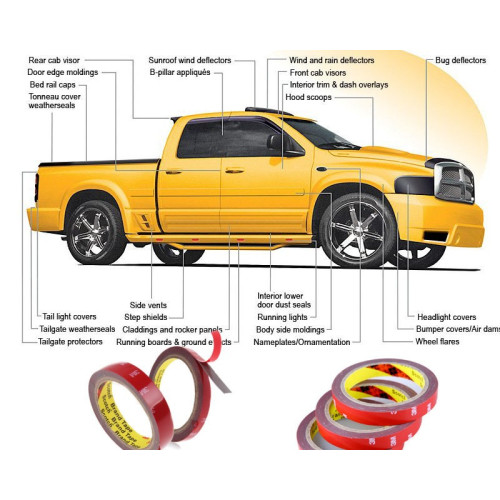 Fita Dupla Face 3M™ VHB em espuma acrilica em elevado