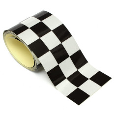 Fita Adesiva Xadrez Preto E Branco para decorações Melhor 2