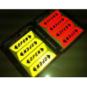 Pegatinas reflectantes de Señalización para porteras de coche