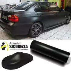 Pellicola adesiva nero opaco per car wrapping e tuning auto e 2