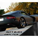 Scratchproof Matt Black Wrap Decorative Film Best Price, shop
