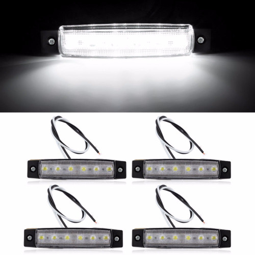 Luz lateral 12V com 6 LED SMD para carro e caminhão Melhor