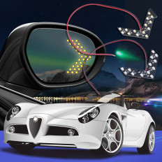 2 Setas luminosas com 14 LED SMD para espelhos retrovisores de 2
