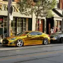 Chrome Mirror Gold Car Wrap decorative vynil film Best Price