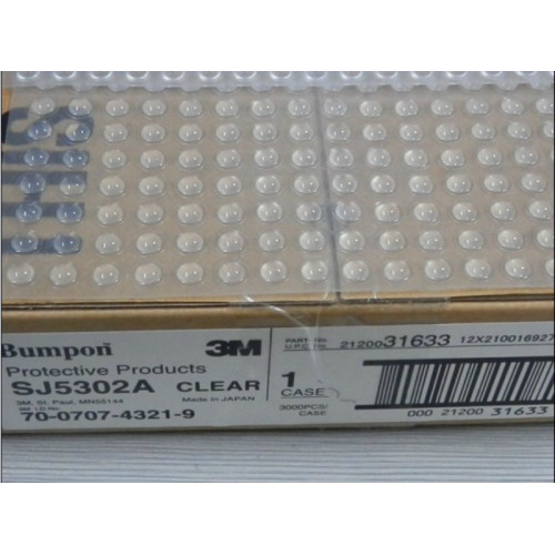 Protectores transparentes antideslizantes 3M™Bumpon™ SJ5302
