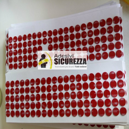 100 pegatinas circulares doble cara 3M™ 5952 VHB de alto