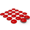 100 pegatinas circulares doble cara 3M™ 5952 VHB de alto