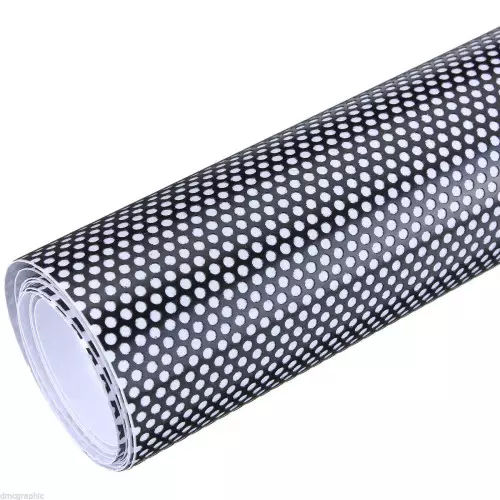 Black Perforated Mesh Tinting FIlm Best Price, shop, shopping