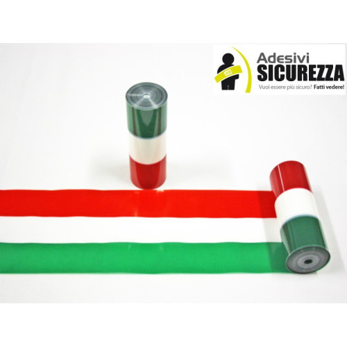 Italian flag vinyl adhesive band for car and motorbike in 5