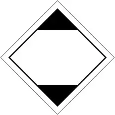 Etiquetas Señalización internacional de transporte "cantidades