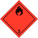 Etichette in PVC Classe 3 Segnaletica per trasporto