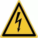 ISO 7010 General Warning Sign for Hazardous voltage inside W012