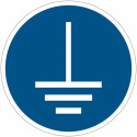 Panneaux autocollants ISO 7010 - Mise à la terre obligatoire