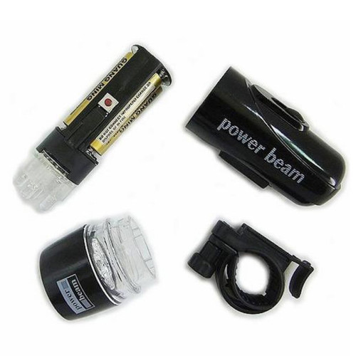 Luz delantera con 5 LED para bicicleta en alta luminosidad