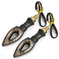 2 luces indicadoras de dirección amarillo auto en 12 LED para 2