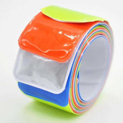 Banda de tobillo reflectante y fluorescente en cuatro colores