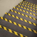 Black and Yellow Chevron Hazard Anti Slip adhesive tape for