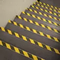Nastro adesivo antiscivolo giallo-nero per interni ed esterni