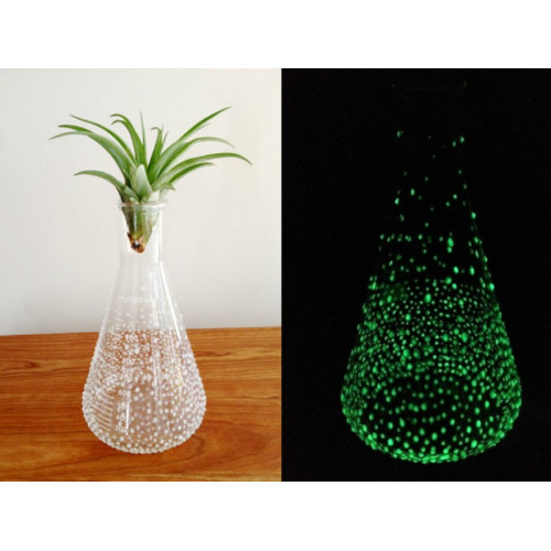 EXTRA STRONG Glow in the dark glass granules for painting