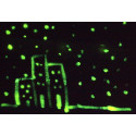 EXTRA STRONG Glow in the dark glass granules for painting