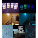 EXTRA STRONG Glow in the dark glass granules for painting