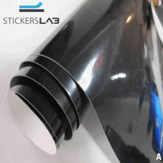 Shiny Black Car roof Wrap decorative vynil film (no bubbles) 2