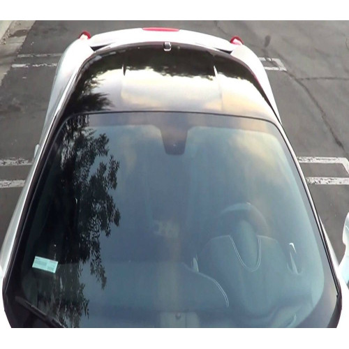 Shiny Black Car roof Wrap decorative vynil film (no bubbles)