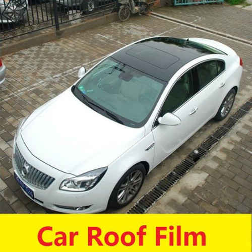 Expand Folha adesiva em Vinil preto brilhante de alta qualidade