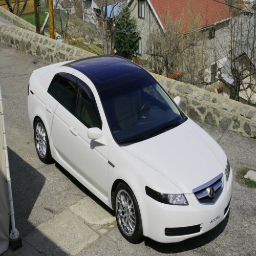 Shiny Black Car roof Wrap decorative vynil film (no bubbles)