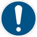 Panneaux autocollants ISO 7010 - obligation générale M001 Vente