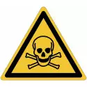 ISO 7010 General Warning Sign "Toxic Materials" - W016