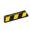 Rubber reflective parking wheel stop for commercial and