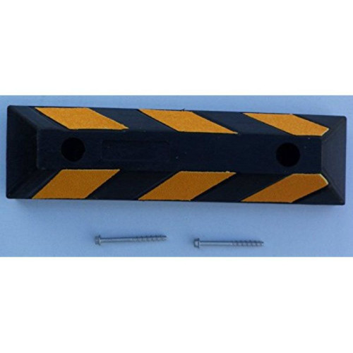 Rubber reflective parking wheel stop for commercial and