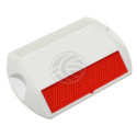 White Road Reflector for Floor in plastic material –