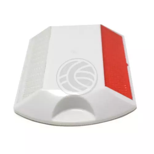 White Road Reflector for Floor in plastic material –