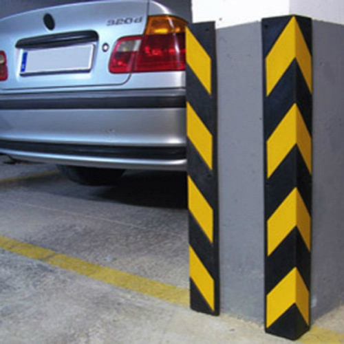 Eckschutz brechend aus hartem Gummi - schwarz/gelb Bester