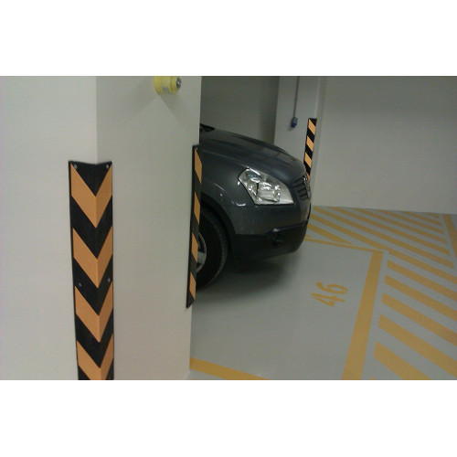 Protetor refletivo de esquinas para garagem e e áreas de