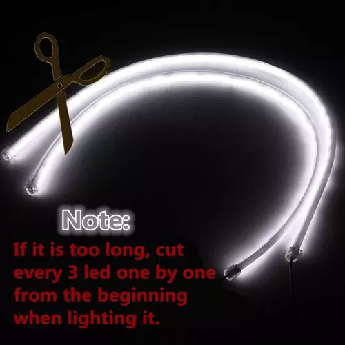 2 DRL Fog Lights with 57 LEDs for cars and trucks - 45cm Best