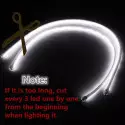 2 DRL Fog Lights with 57 LEDs for cars and trucks - 45cm Best