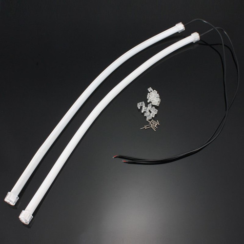 2 feux de brouillard avec 57 LED DRL blanches - 45cm Vente en