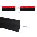 Universal Front Bumper Spoiler Rubber Skirt Protector - 2,5MT