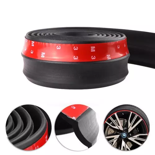 Universal Front Bumper Spoiler Rubber Skirt Protector - 2,5MT