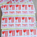 50 Adhesive Labels “FRAGILE, Handle with care” - 8x6cm Best