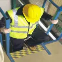 Nastro adesivo antiscivolo giallo-nero per interni ed esterni