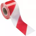White/Red warning safety tape - 200m x 70mm Best Price, shop