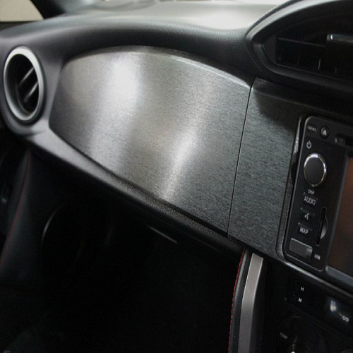 Brushed Gunmetal Aluminium Car Vinyl Wrap Film (Air Bubble