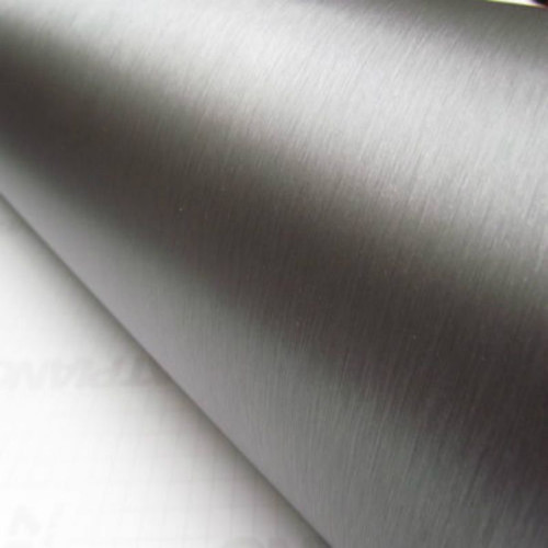 Lámina en vinilo adhesivo de aluminio cepillado en 3 colores